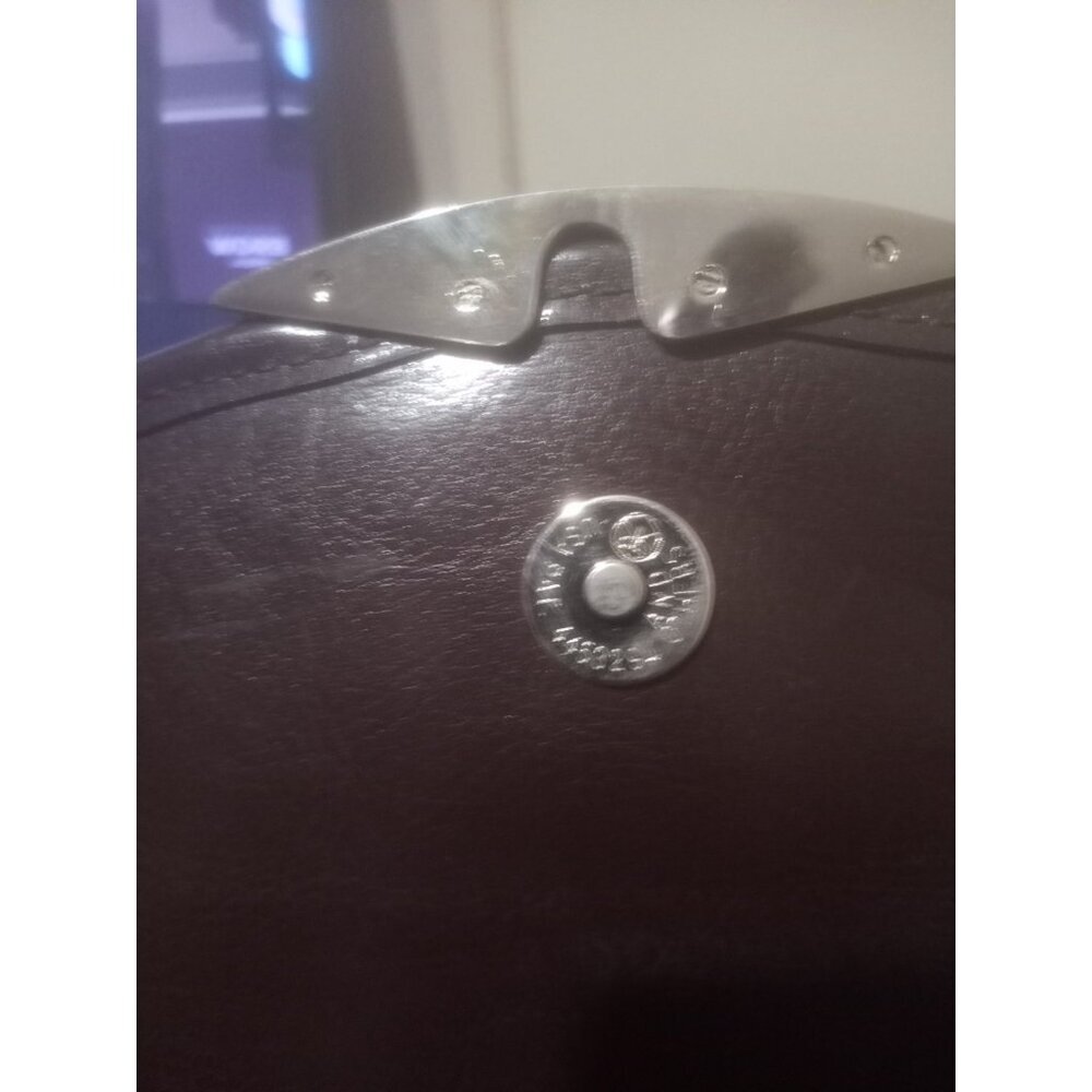 Brighton Brown Pebbles Leather and Brown Croc-Embossed Leather Shoulder Bag - Picture 8 of 11